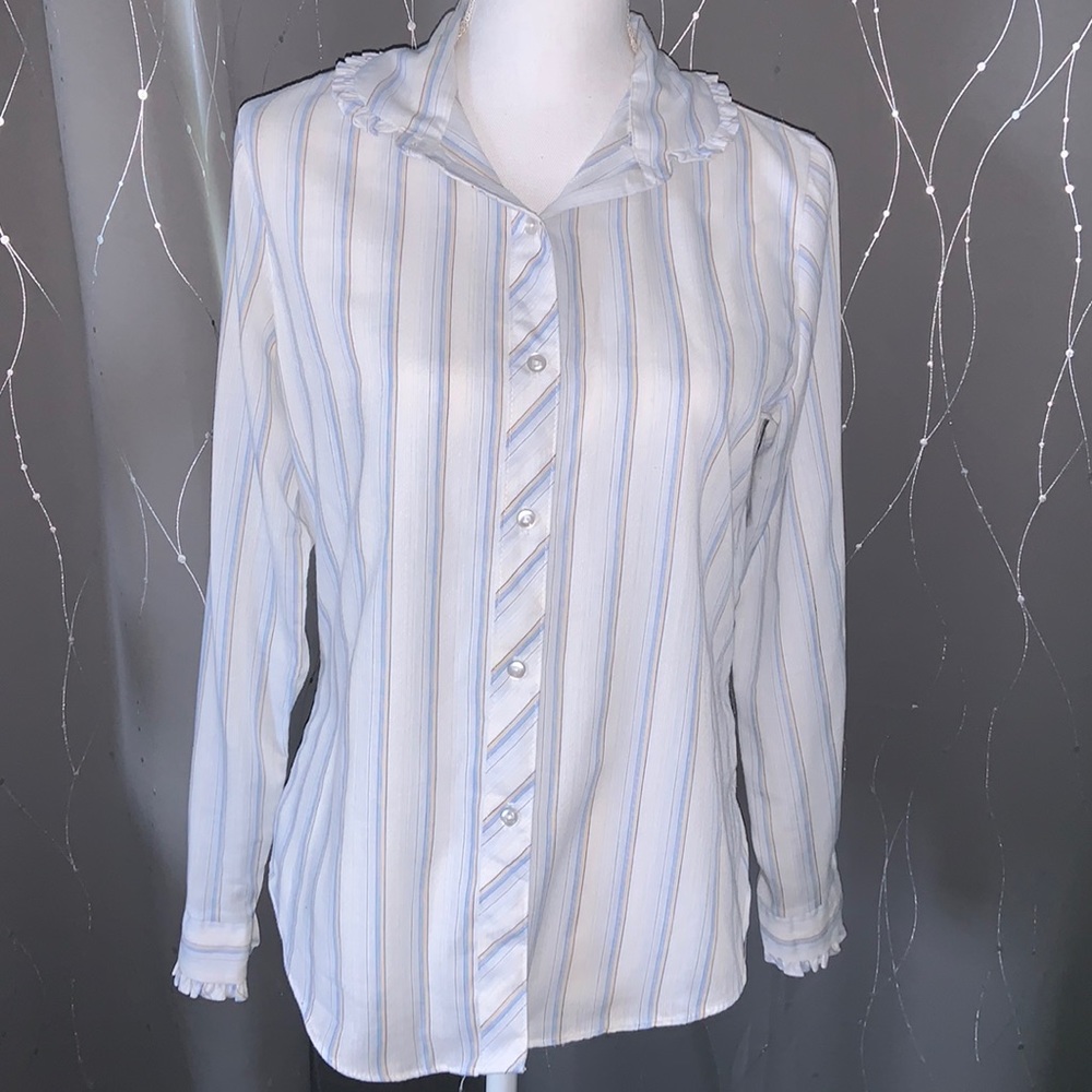 👙Shirt Accent Women’s Striped Blouse